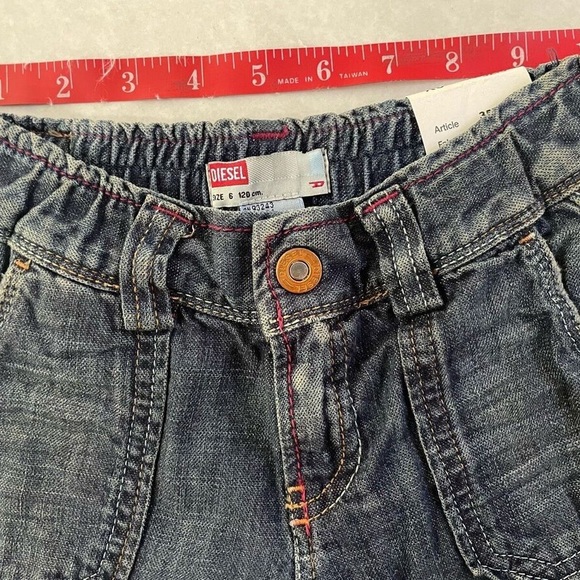 NWT DIESEL GIRLS KIDS JEANS DENIM PANTS SIZE 6Y - Picture 4 of 14